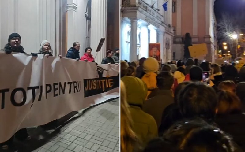 "Recorder a arătat adevărul, noi cerem schimbare!" Sute de persoane au protestat sâmbătă seara în fața Curții de Apel Cluj/ Marș anunțat duminică: „Venim și mâine!”