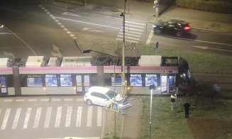 S-a luat la trântă cu tramvaiul la 7 dimineața. La Calvaria, în Mănăștur