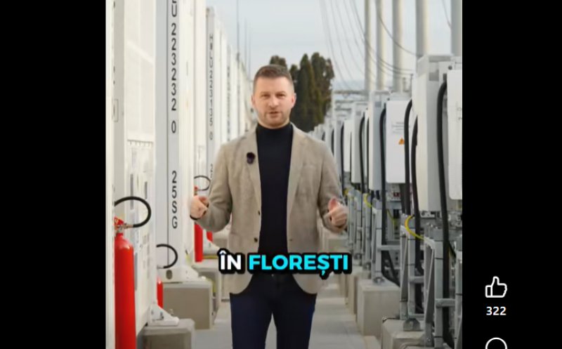 Floreștiul, exemplu de infrastructură inteligentă: bateria care ține în echilibru rețeaua națională
