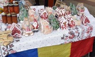 Bunătăți de la producătorii locali, la Târgul de Crăciun din Frata