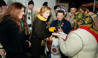 Colindele clujene au răsunat la Târgul Regal de la Săvârșin, în prezența Familiei Regale