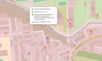 ”Cineva s-o fi gândit că Ajunul Crăciunului e cea mai potrivită ocazie de a polua Canalul Morii” / Sesizare pe MyCluj