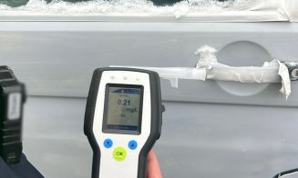 Razie "blitz" pe drumurile din Dej. Amenzi de zeci de mii de lei și patru certificate de înmatriculare reținute în doar câteva ore