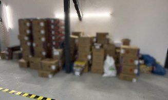 Tone de petarde și artificii confiscate de polițiștii clujeni înainte de Revelion