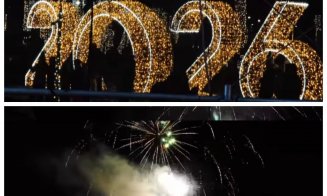 Revelion 2026 la Florești: Imagini superbe cu spectacolul de artificii