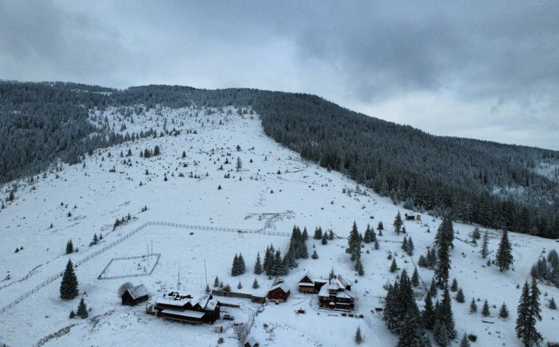 Ninsori abundente, polei, dar şi viscol în zonele montane, până luni seara / Stratul de zăpadă poate ajunge la 15 centimetri/ Clujul, sub cod galben
