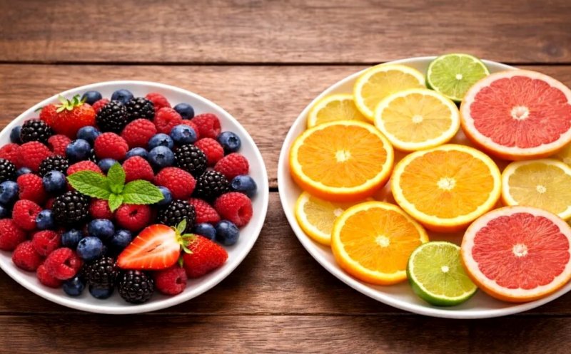 Fructe de pădure sau citrice? Care susțin mai eficient imunitatea