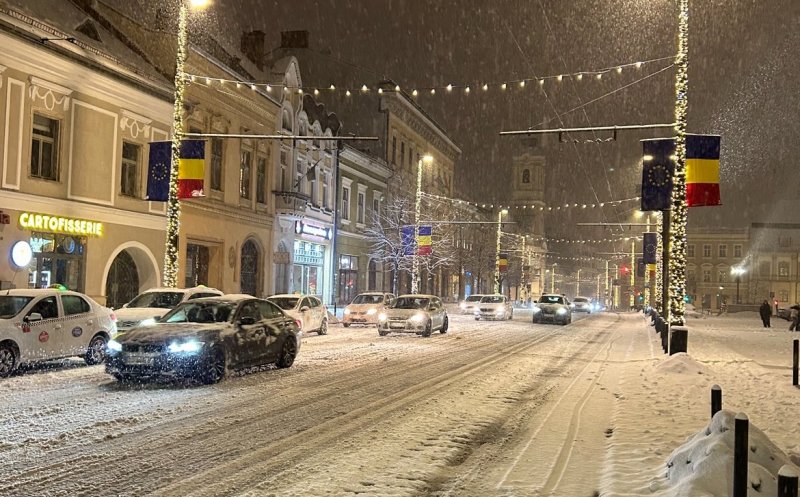 Cine sunt firmele care deszăpezesc Cluj-Napoca și unde pot clujenii să facă sesizări / 80.000 de euro pentru o noapte de ninsoare
