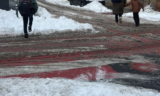 Un deputat clujean critică deszăpezirea din oraș: „După declarații, zăpada a fost strânsă. După poze, se vede clar cât”