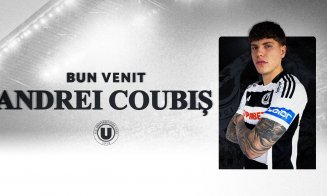 Mutare oficialziată. Andrei Coubiș, prezentat de Universitatea Cluj