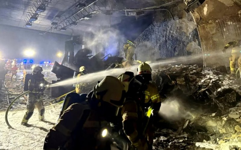 Accident provocat de un șofer român în Austria. A urmat un incendiu care a distrus o porțiune importantă dintr-un tunel