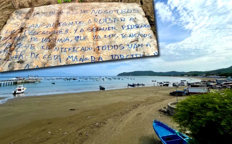 Descoperire macabră pe o plajă turistică din Ecuador. Mesaj de avertizare lângă scena sângeroasă
