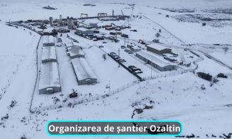 Cum arată viaductele de la Nădășelu și Topa Mică iarna la -5°C și zăpadă. S-a lucrat non-stop, inclusiv de Sărbători