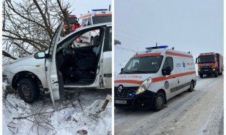 Intervenții succesive ale pompierilor clujeni: incendiu la bucătărie de vară și accident rutier cu victime