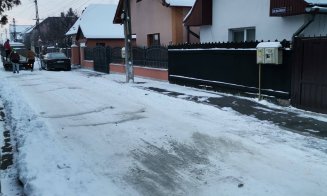Deszăpezire la foc continuu în Turda. Zeci de străzi curățate într-o singură zi