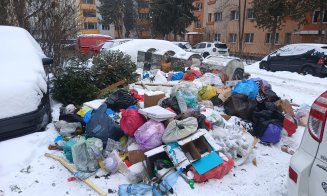 De când cu zăpada, Supercom a înghețat în Cluj-Napoca ridicarea gunoaielor?