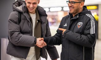 Louis Munteanu a „Aterizat în D.C.” / Ce număr va purta pe tricou românul care îl va înfrunta în campionat pe Lionel Messi