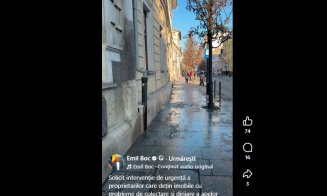 Boc: ''Solicit intervenție de urgență a proprietarilor care dețin imobile cu probleme de colectare și dirijare a apelor pluviale!"