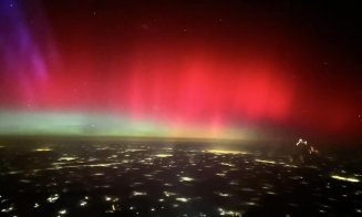 Spectacol de culori pe cerul Clujului. Aurora boreală vizibilă în mai multe zone / Imagini superbe și din avion