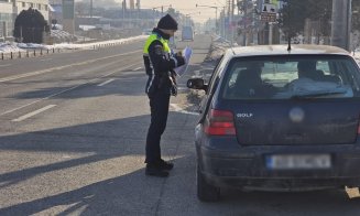 Zeci de amenzi într-o singură zi: ce au descoperit polițiștii clujeni pe DN1-E60