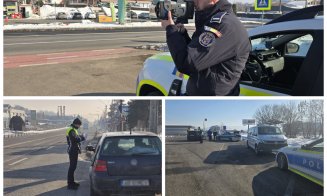 Zeci de amenzi într-o singură zi: ce au descoperit polițiștii clujeni pe DN1-E60