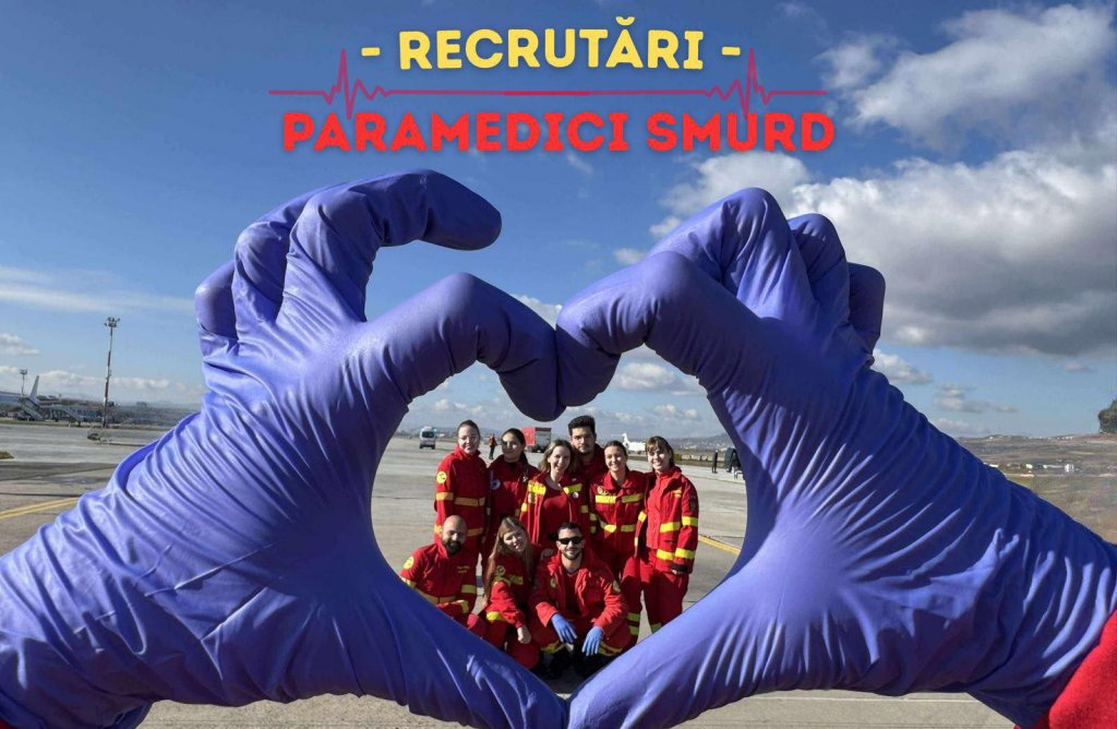 SMURD Cluj RECRUTEAZĂ paramedici pentru ambulanțele de terapie intensivă mobilă: ”Te așteptăm să salvăm vieți împreună!”