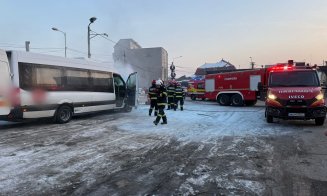 INCENDIU în Autogara din Cluj-Napoca. Două rezervoare de motorină, în apropiere