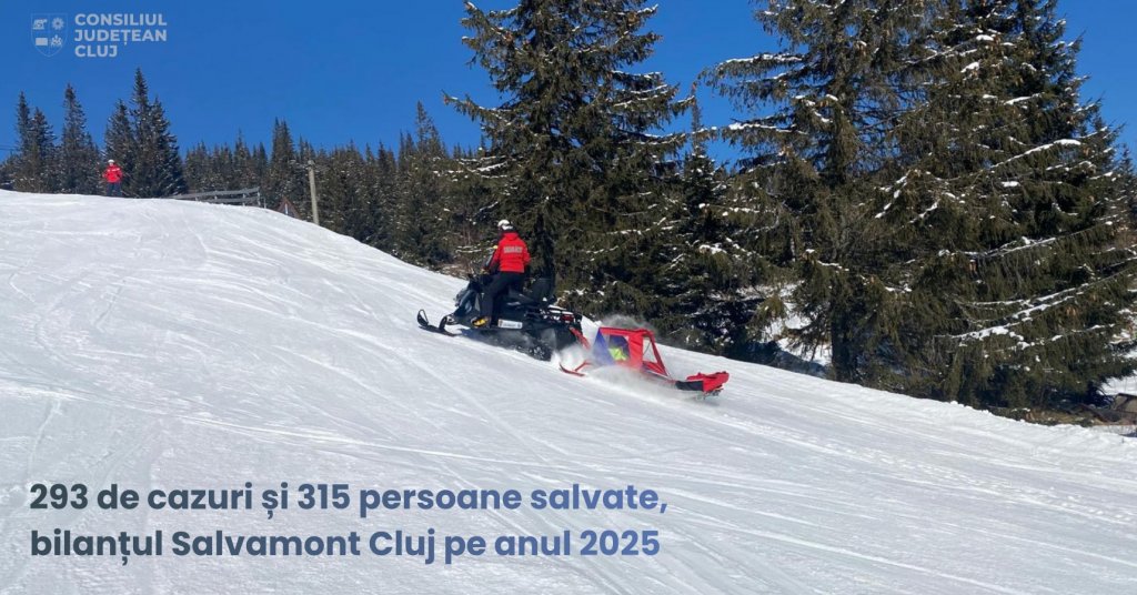 Bilanțul salvamontiștilor clujeni pe anul 2025: Câte vieți au salvat de pe munte
