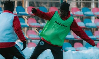 Oucasse Mendy s-a antrenat pentru prima dată cu "U" Cluj. Mesajul transmis de francez