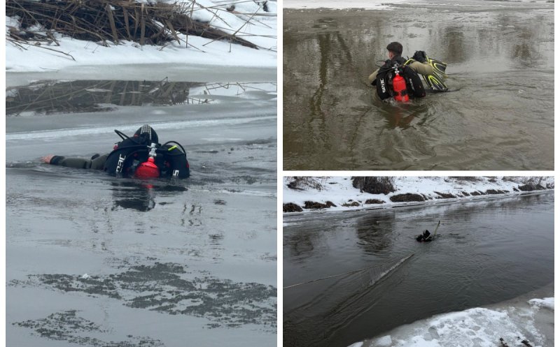 Copil dispărut în apele râului Someș: pompierii și scafandrii clujeni îl caută pe minor