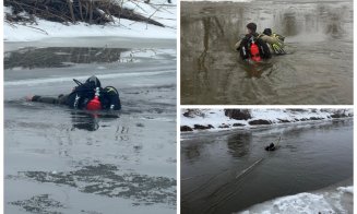 Copil dispărut în apele râului Someș: misiune amplă de căutare cu pompieri și scafandri