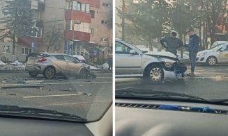 Accident rutier pe strada Observatorului din Cluj-Napoca