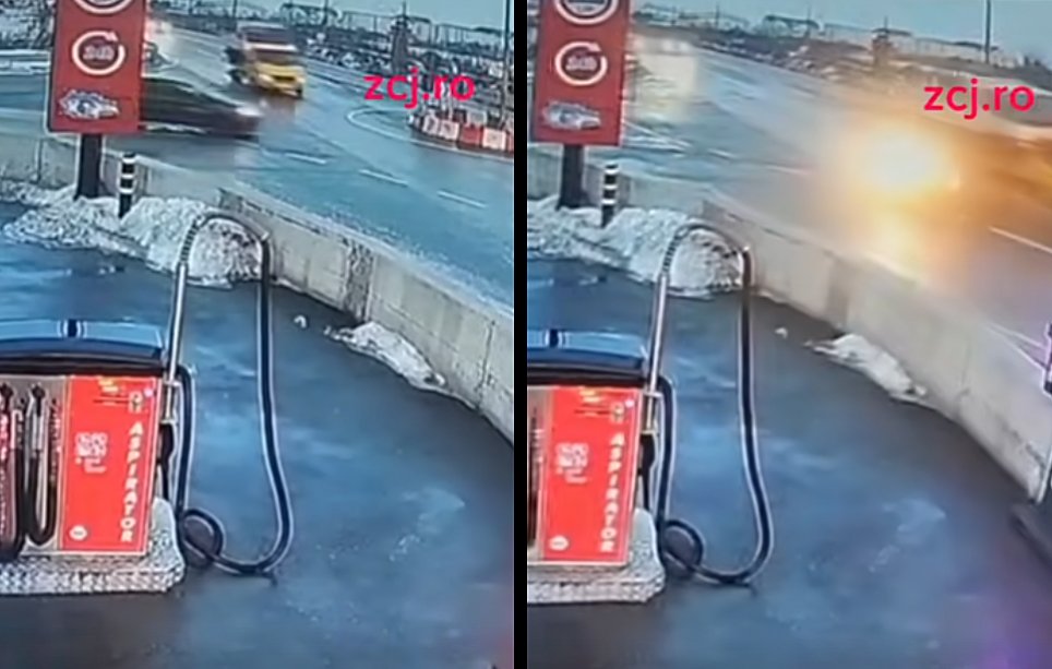 Au intrat ca în brânză în sensul giratoriu de la Câmpenești / ”Se întâmplă des și în Cluj-Napoca. Mulți încă nu pricep ce e cu GIRATORIUL"