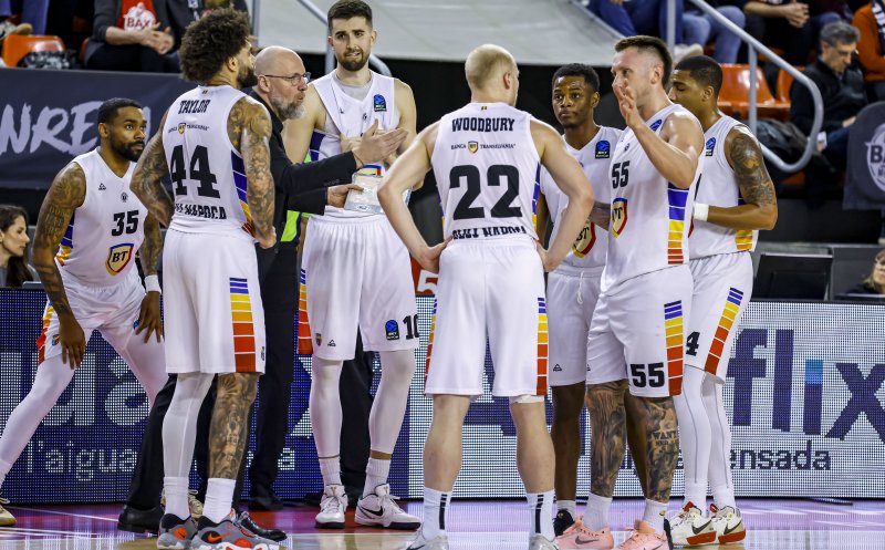 U-BT, eșec pe final în EuroCup. Clujenii au pierdut un meci foarte echilibrat