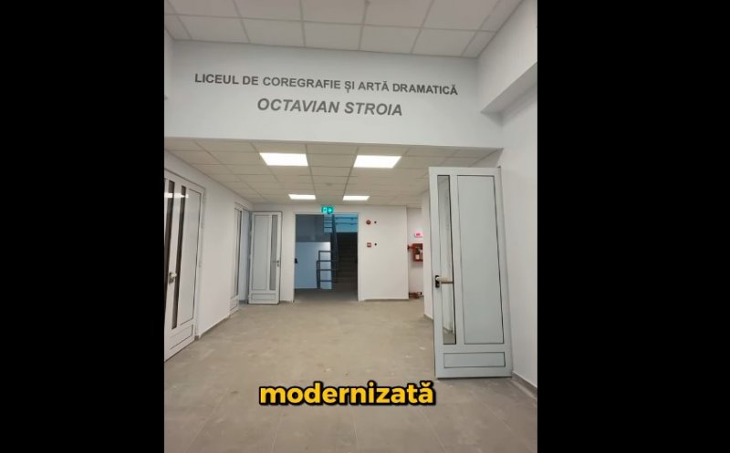 2200 de elevi ai Liceului de Coregrafie „Octavian Stroia” revin într-o clădire modernizată