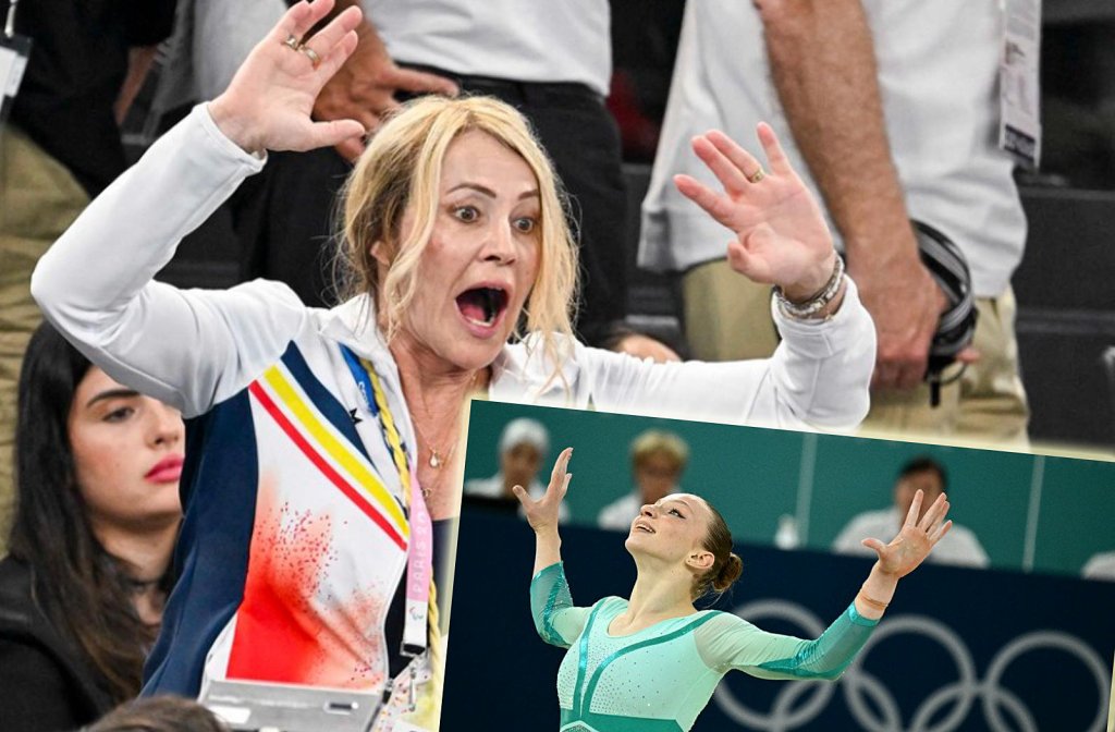Reacția Nadiei Comăneci după ce Ana Maria Bărbosu a rămas fără medalia olimpică