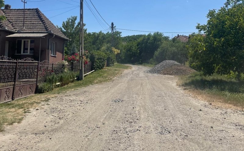 Se modernizează o nouă stradă din Apahida: Infrastructură modernă, transport public mai bun și siguranță pentru pietoni