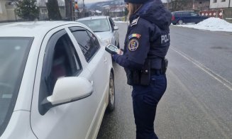 Acțiune de amploare a polițiștilor clujeni în trafic. Ce nereguli au ieșit la iveală