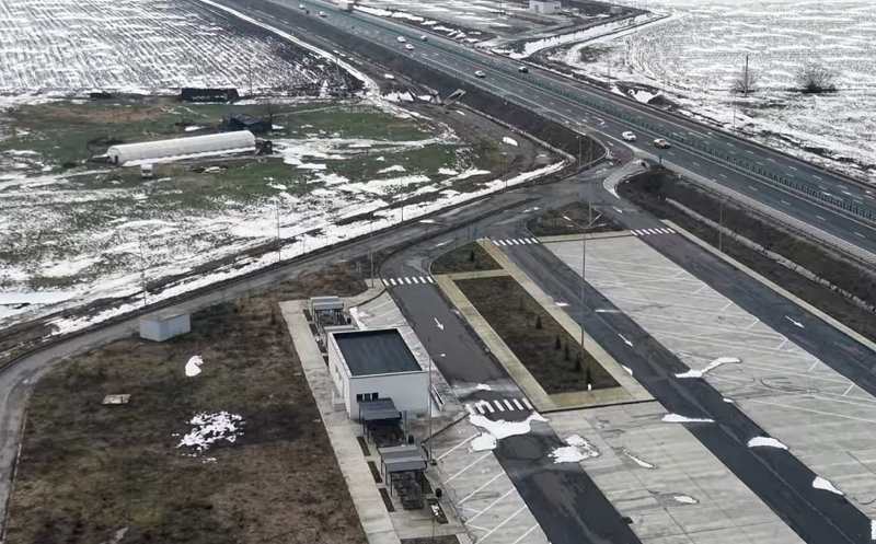 Circulație descchisă în 2021 pe Autostrada A10 Sebeș-Turda, dar în 2026 spațiile de servicii și parcări din zona Oiejdea încă zac nefolosite: Explicațiile DRDP Cluj