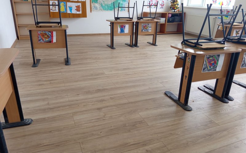 Reparații importante la o școală din zona de munte a Clujului