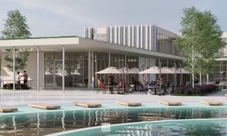 Cum va arăta aqua park-ul uriaș care se va face la doi pași de Cluj. Promite distracție tot anul: șapte bazine, piscină cu valuri, spa și tobogane