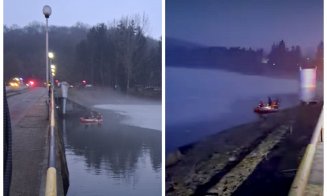 Mobilizare de forțe la Barajul Gilău. Ce au anunțat polițiștii clujeni despre bărbatul dispărut