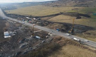 Așa arată acum lucrările la pasajul de legătură dintre DN1C și Parcul Industrial TETAROM III. Investiție de peste 80 milioane lei