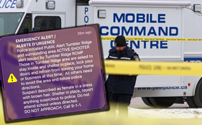 Atac armat la o școală gimnazială din Canada. Poliția a raportat 10 morți și 25 de răniți