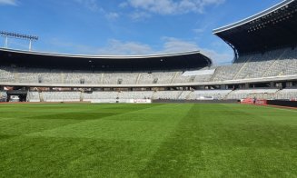 Cum se prezintă gazonul de pe Cluj Arena înaintea meciului din Cupa României. Tișe: „Sperăm la un meci de calitate”