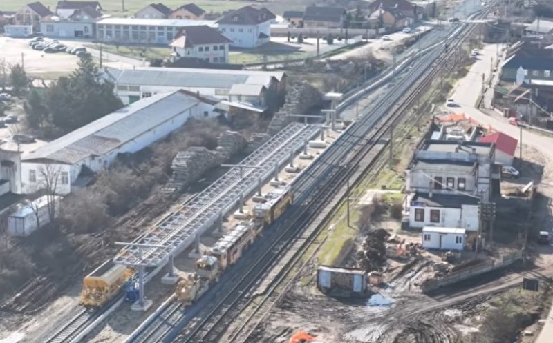 Calea ferată Cluj - Episcopia Bihor: Lucrări întârziate care pun în pericol finanțarea PNRR / „Mai este mult de lucru”