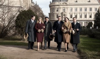 Tineri la plimbare în Clujul interbelic