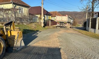 Drum din județul Cluj, reabilitat după ce a fost distrus de vijelii și ploi