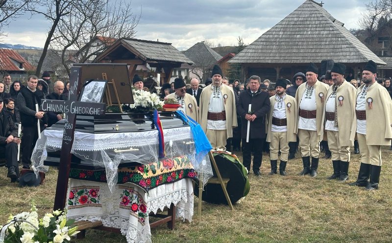 Imnul minerilor, interpretat de ortacii lui Gheorghe Chindriș la căpătâiul sicriului
