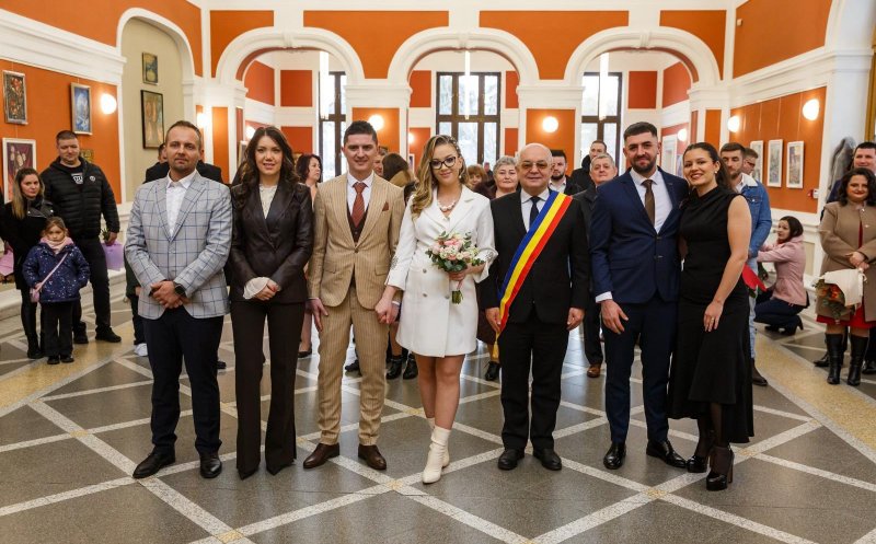 Moment special la Cluj-Napoca. A fost celebrată căsătoria cu numărul 100 în 2026